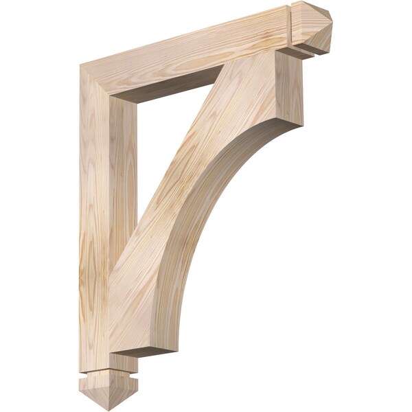 Ekena Millwork Westlake Arts & Crafts Smooth Bracket, Douglas Fir, 3 1/2"W x 26"D x 30"H BKT04X26X30WTL03SDF - main